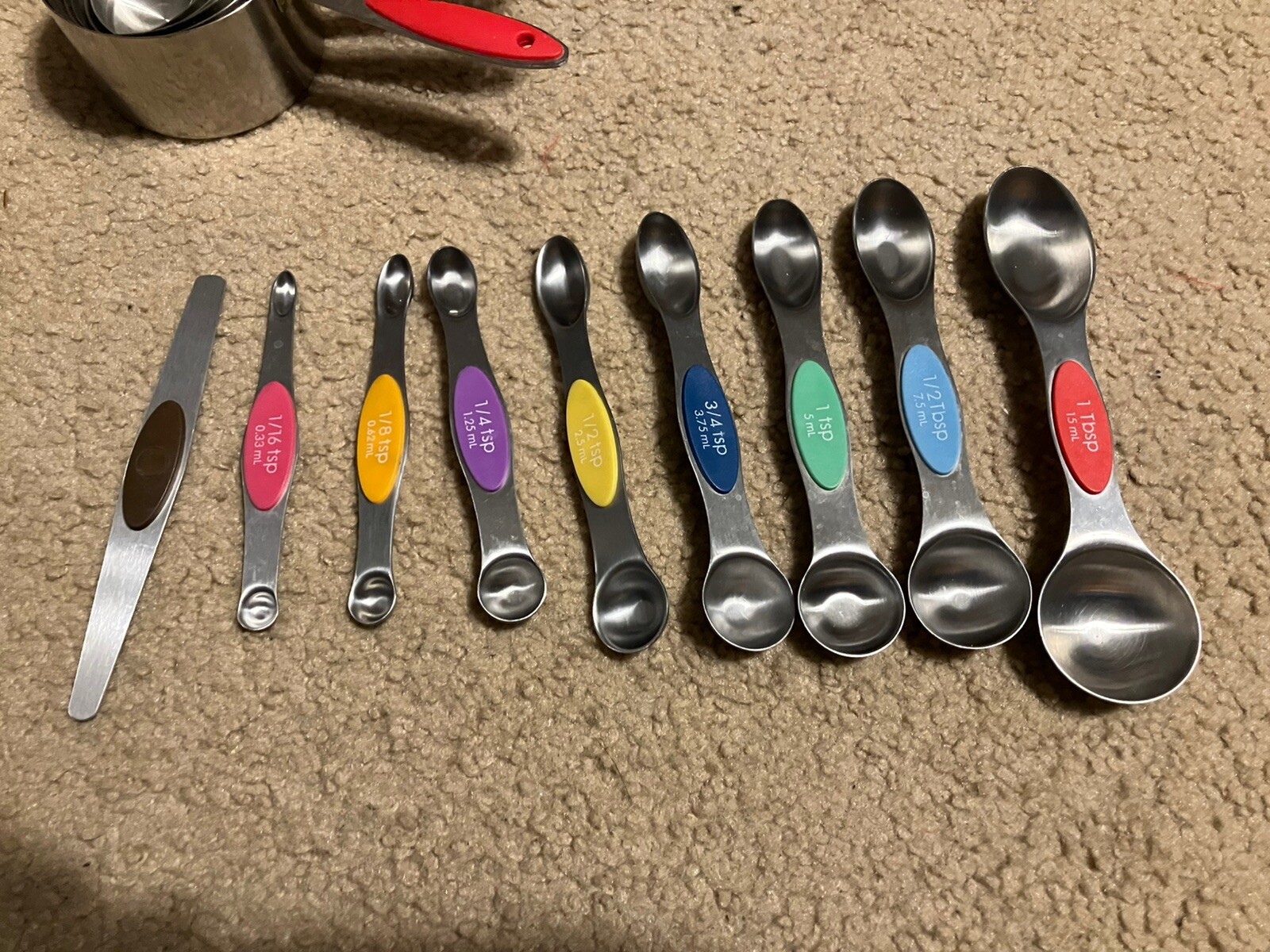 Measuring Cups & Tablespoon -Stainless Steel 17 Piece Stackable Set, Includes