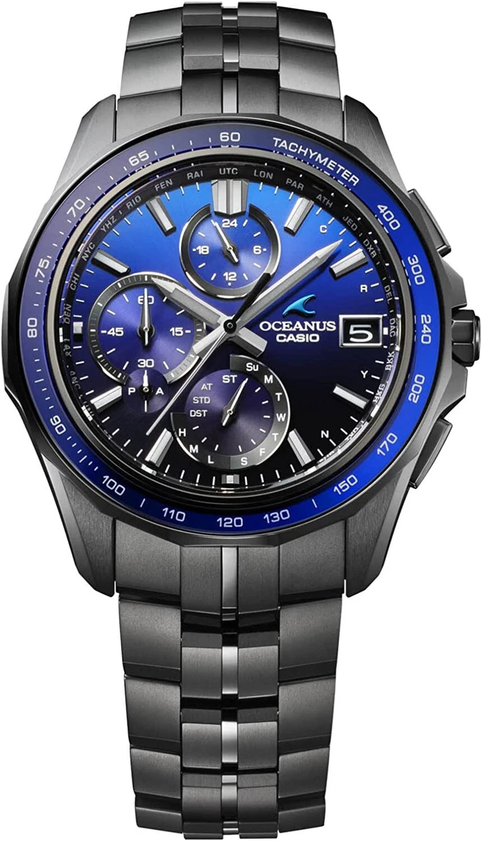 Casio Oceanus Manta OCW-S7000B-2AJF Radio Solar Bluetooth Hombre Reloj Japón NUEVO