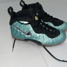 Nike Little Posite Pro GS Shoes Girls 6.5 Island Green Blue Sneakers Z
