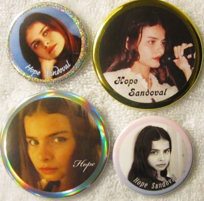 cigarettes after sex beach house Hope Sandoval PIN BUTTON LOT 4 Mazzy Star Cigarettes After Sex, Beach House  Rare