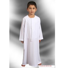 Dubai Omani kids boys dishdasha Khaliji style thobe Jalabeya Islamic boys dress