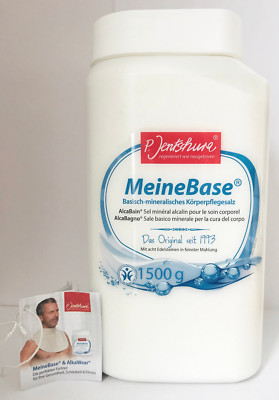  Meine Base von P. Jentschura Dose a 1500g + Gratiszugabe + Infos Basenbad