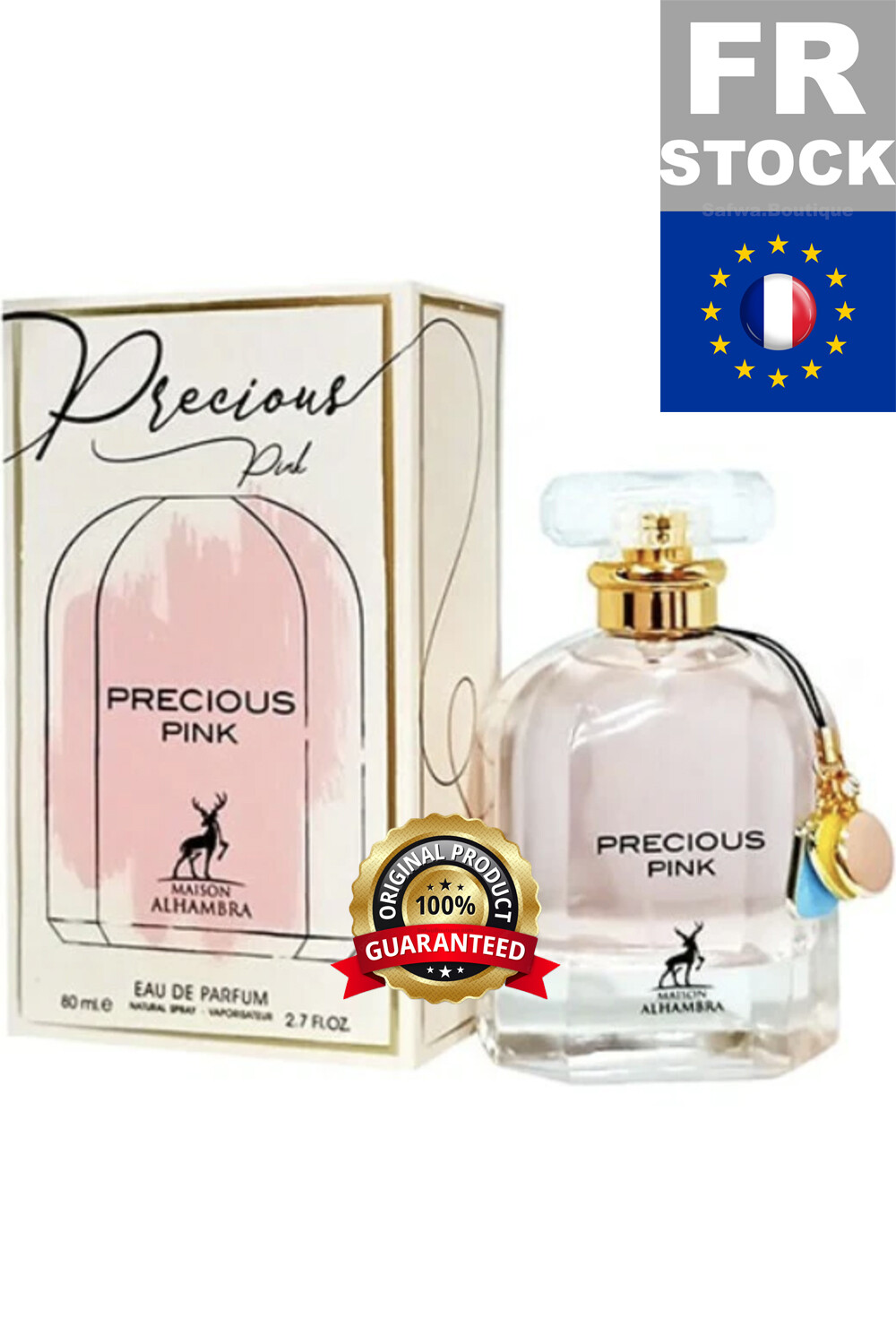 Rose Précieuse Maison Alhambra eau de parfum 80mL sillage de luxe