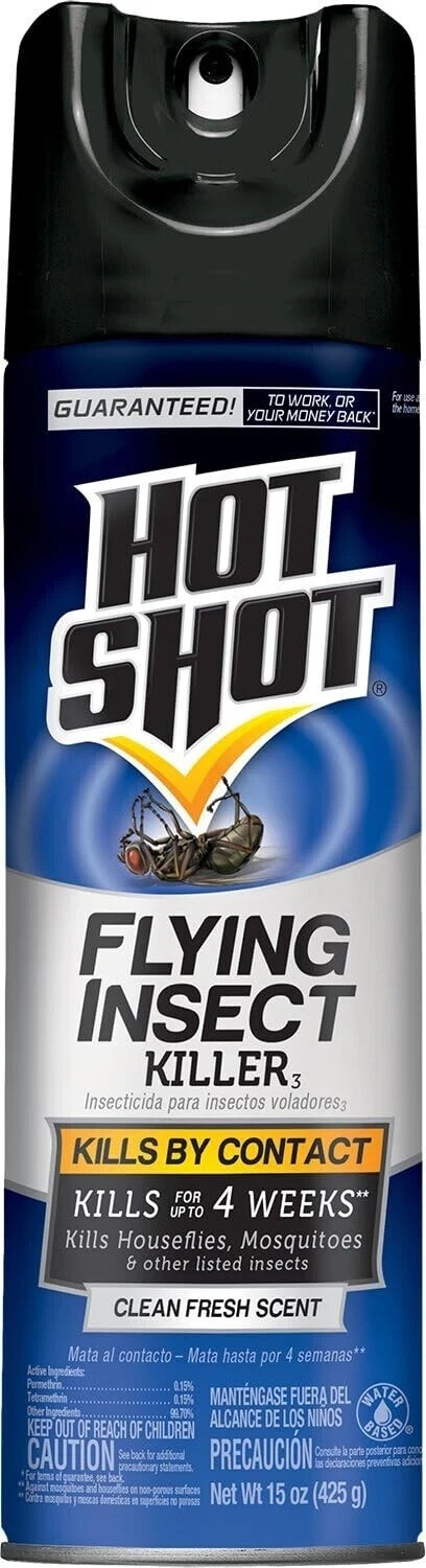 Tap and Hold to Zoom 18.75 oz. Flying Insect Killer Aerosol Spray Clean Fresh Sc