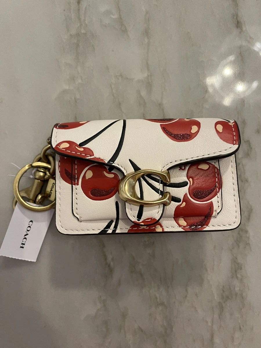 2PCS NWT COACH MICRO TILLY & CHERRY BAG CHARM