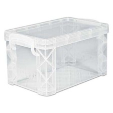 Advantus Super Stacker Storage Boxes, Hold 50...