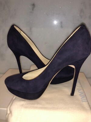 plum high heels