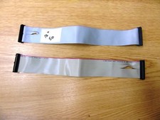 Lot of 2 - Lian Feng Single Device FDD Floppy IDE Cable Ribbon 12" - E209329