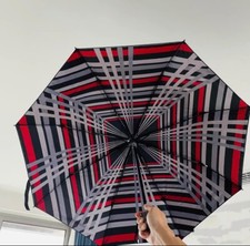 Tesla Official Plaid Design Umbrella