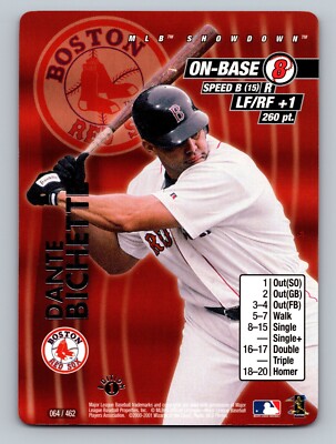 2001 MLB Showdown 1st Edition #64 Dante Bichette Boston Red Sox Rare!