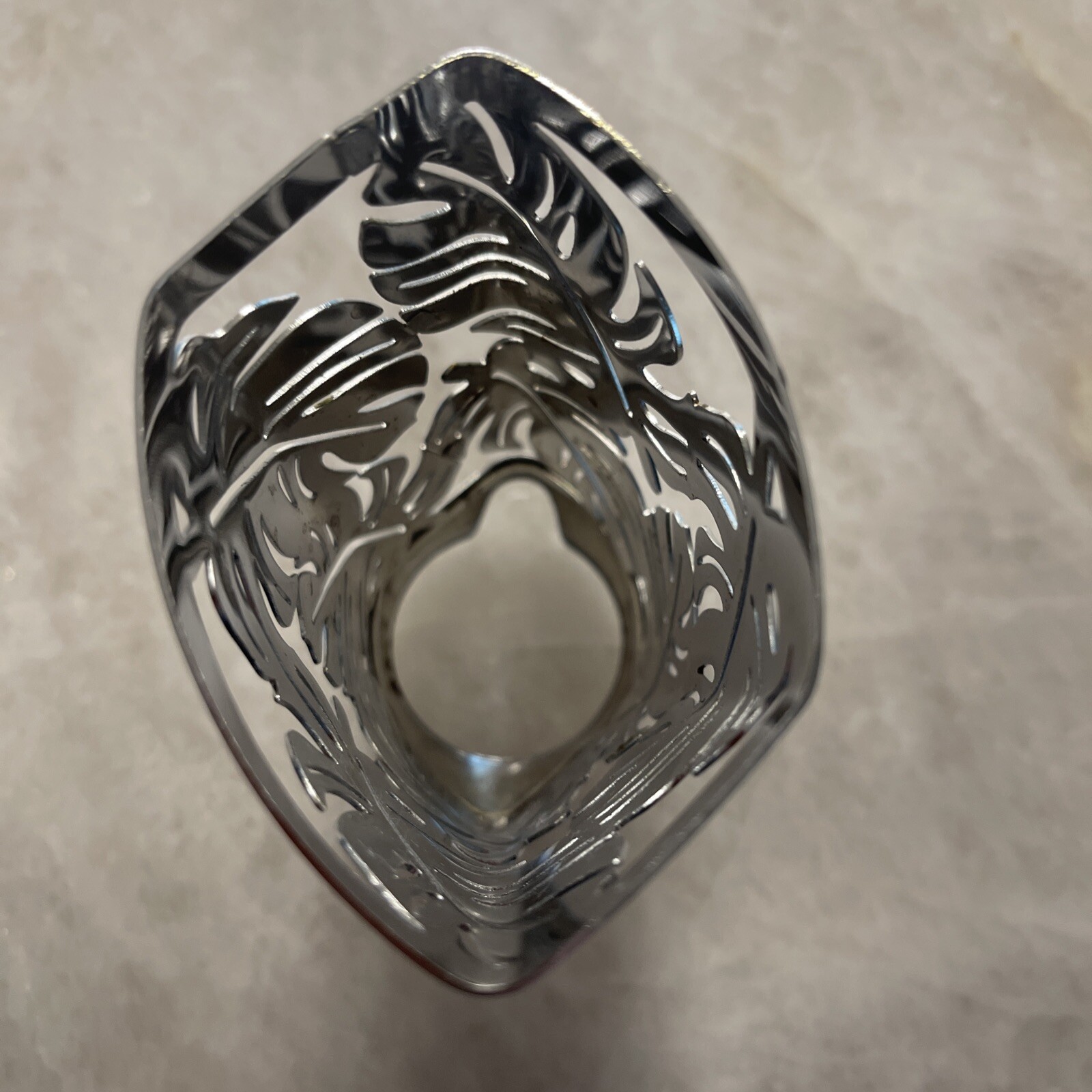 SET OF 2 BATH AND BODY WORKS HAND SOAP HOLDER SLEEVE SILVER TROPICAL