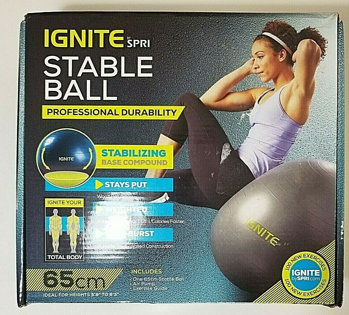 spri 65cm exercise ball