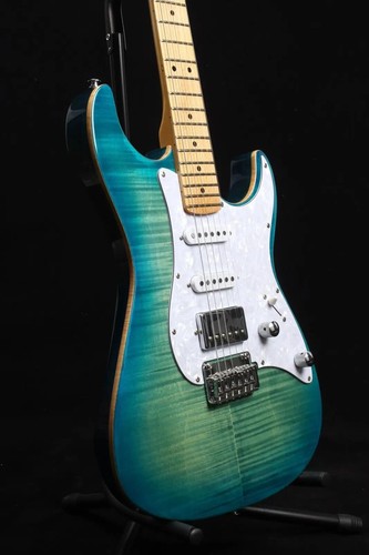 Venta caliente Personalizada de fábrica Nueva Guitarra Eléctrica Doble Arce Tiger Calidad Superior - Imagen 4 de 6