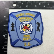 DOUBLE SPRINGS ANDOVER COUNTY FIRE DEPT. SOUTH CAROLINA Patch (Firefighter) 44AA