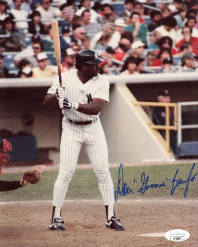 Don Baylor Signed And Inscribed Groove 8x10 Photo New York Yankees (JSA VV33967) - Picture 1 of 1