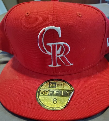 CR Logo MLB Baseball Hat size 8 New Era 
