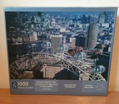 WH Smith Luftaufnahme des London Auges und der Stadt von Jason Hawkes Puzzle 1000 Teile