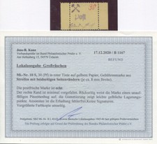 Lokal Gro&szlig;r&auml;schen 10 S postfrisch BPP-Befund Rarit&auml;t (B12114)