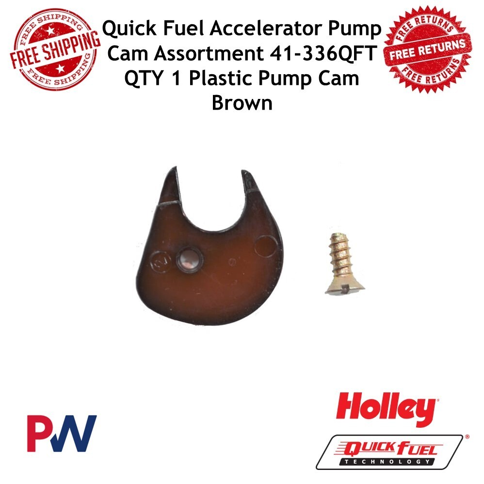 Quick Fuel 41336qft Accelerator Pump Cam 30cc or 50cc Except 4500