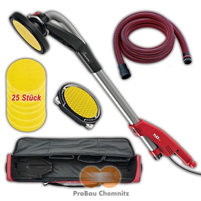 FLEX GE 7 Wand Deckenschleifer Giraffe + 2 Köpfe MH-R + MH-X + Schlauch + Tasche