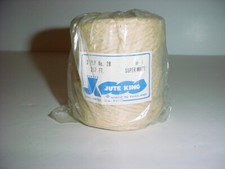LOT THREE 3 JUTE MACRAME CORDS ROPES - DIFFERENT QUANTITY, COLORS  THICKNESS