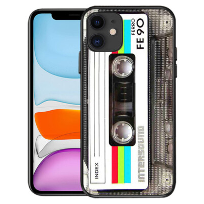 Cassette Retro Case For iPhone 15 14 13 12 11 Pro Max Plus Mini XR XS X SE 8 7 6