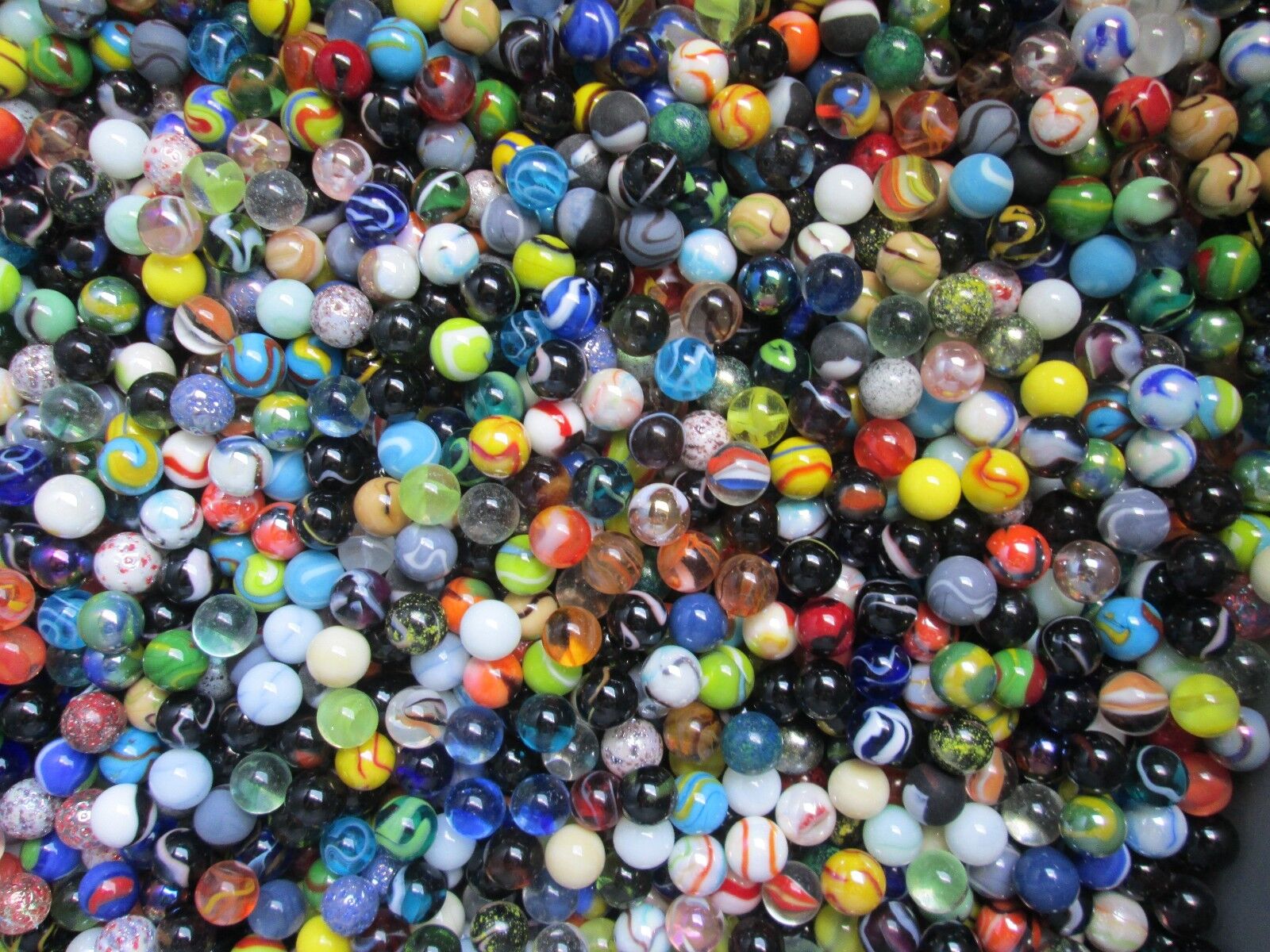 Marbles special collection 5/8" fancy mix marbles 2 pounds