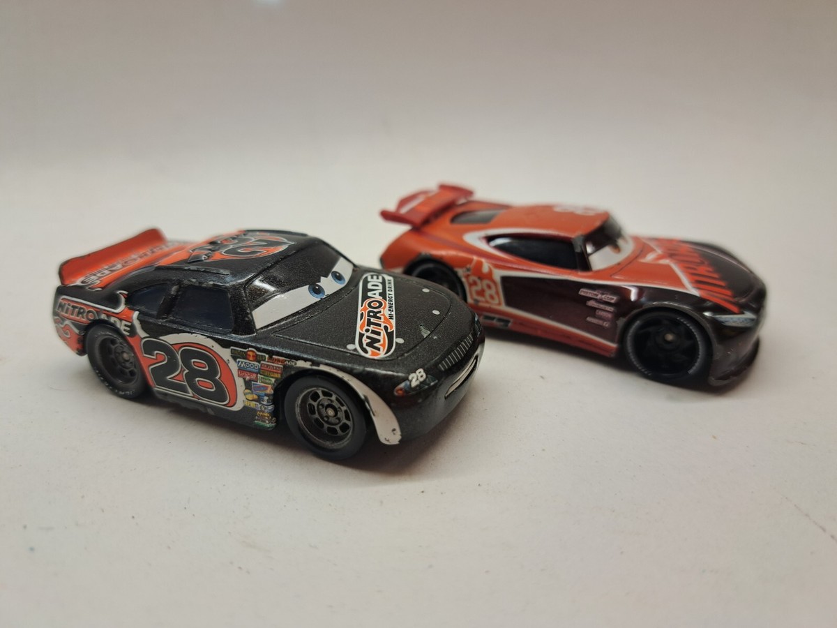 Disney Pixar Cars Lot Tim Treadless #28 Nitroade, Nitroade Stock
