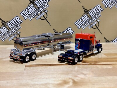Dcp 1/64 Kenworth W990 Mid Roof With Brenner Chemical Tanker Semi