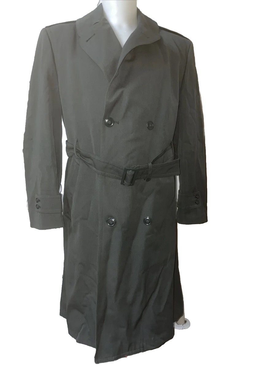 Military Issue Army Serge Green Wool Overcoat AG-44 Peacoat Military Issue Army Serge Green Wool Overcoat AG-44 Peacoat