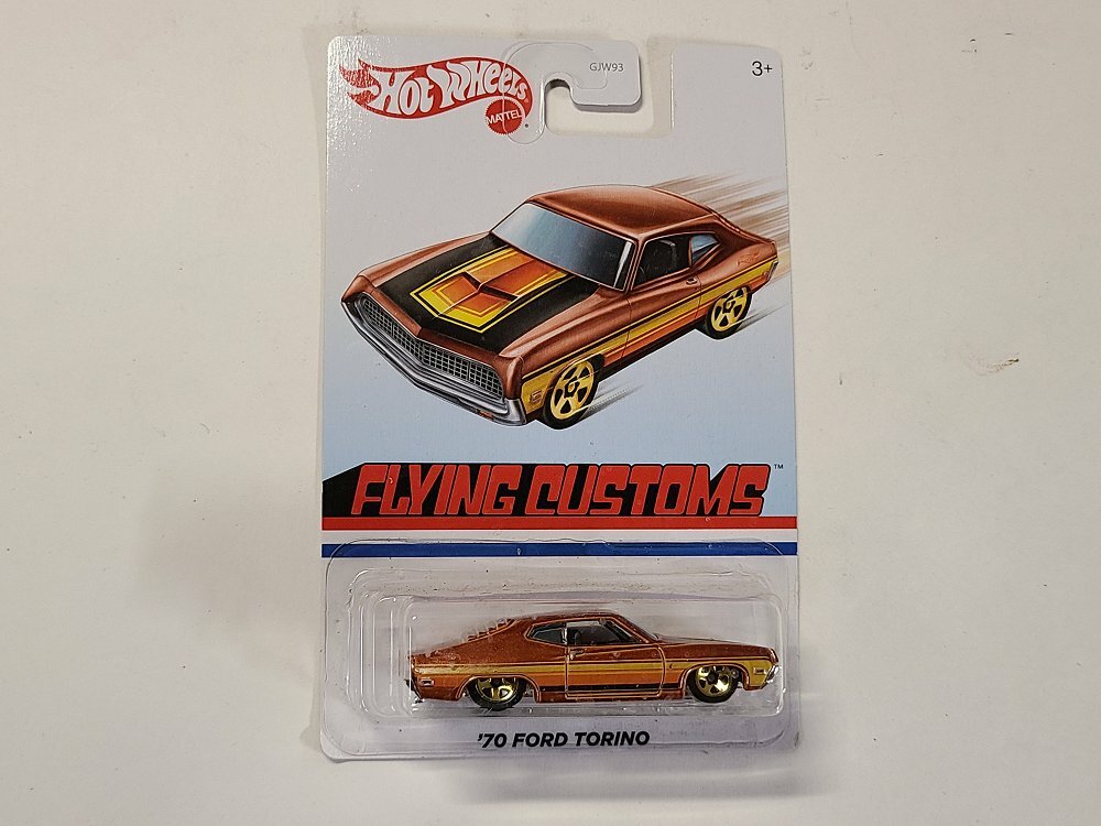 Hot Wheels Mattel Flying Customs '70 Ford Torino GJX02