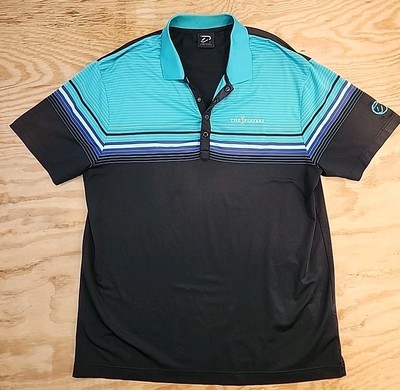 The Players Logo Colorblock Golf Lightweight Polo Shirt Mens XL