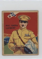 1933-34 National Chicle Sky Birds R136 Series of 48 Maj Raoul Lufbery #22 j5j