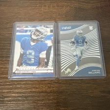 2022 Panini Chronicles Jameson Williams Pink/Clear Vision Rookies!