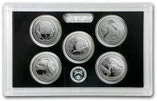 2015 S Silver America The Beautiful Quarter Proof Set No Box/COA