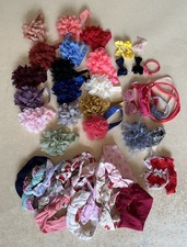 Bundle Of 39 Assorted Baby/Toddler Headbands And 5 Hair clips Pre-owned