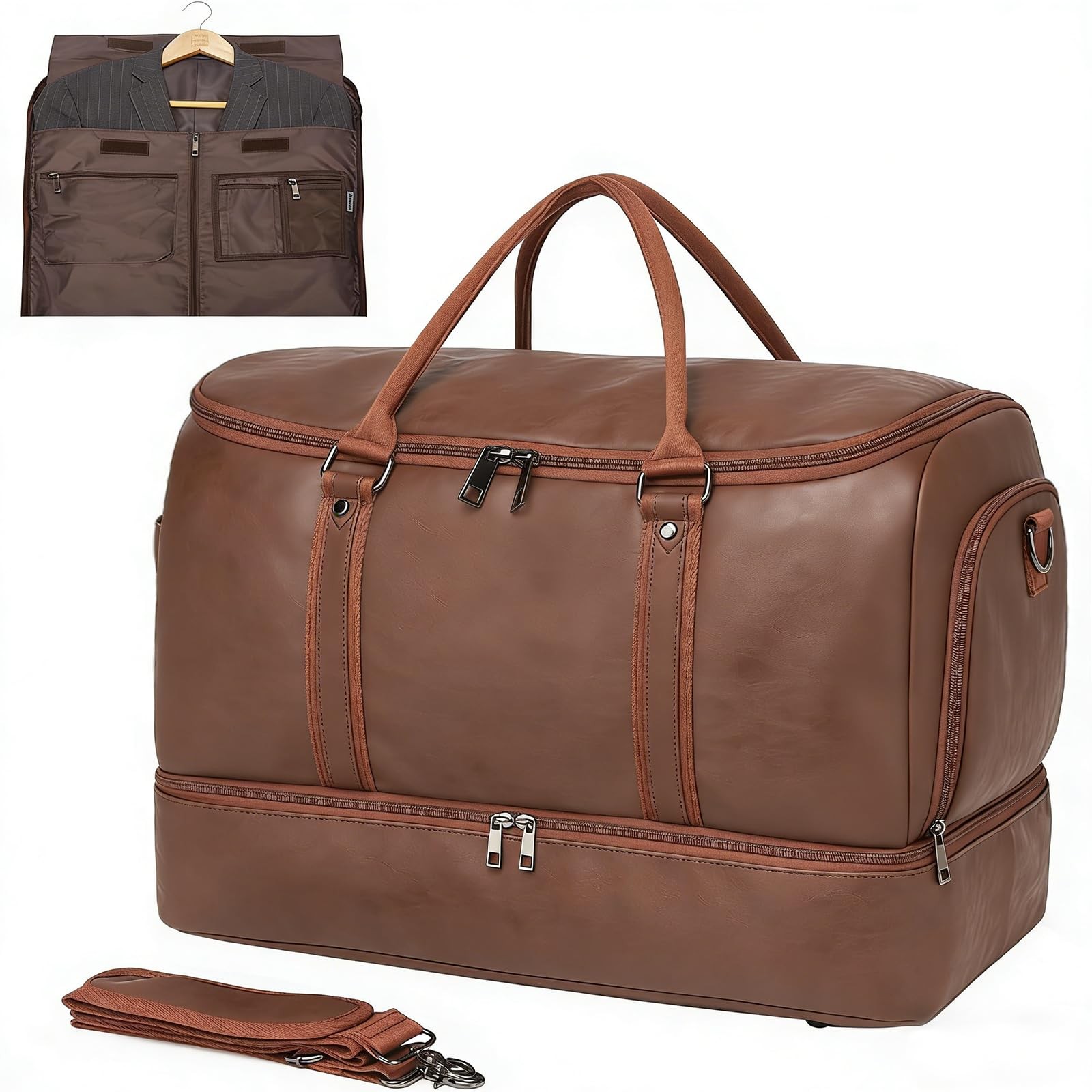 Convertible Travel Garment Bag,Carry on Garment Duffel Bag f