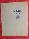 1922 NASH "THE GREATER NASH 'SIX' - MODEL '691' SERIES" Car Dealer Brochure