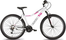 bici 27,5 mtb ring aurelia da donna 18 velocità front bianco dino bikes