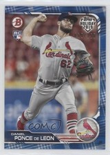 2019 Topps Holiday Bowman Blue 65/150 Daniel Ponce de Leon #TH-DPL w1s