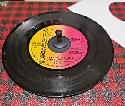 PHILIP JAMES Keep On Loving Pt 1 & 2 45 LONGWOOD A-1908 1974  Rare Soul Funk VG+