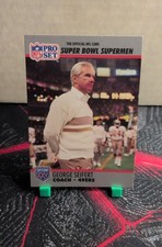 1990 Pro Set Super Bowl XXV Silver Anniversary - George Seifert #131