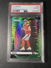 2024 Panini Prizm - Rookies Bo Nix #309 Neon Green Pulsar Prizm (RC) Psa 10