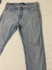 Hollister Women’s Light Blue Denim Skinny Straight Leg Jeans Button Zip Stretch — photo 2