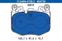 NEU - ATE 13.0460-4729.2 Bremsbelagsatz, Scheibenbremse FüR BMW