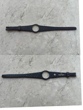 70s OMEGA DYNAMIC LADY ORIGINAL WATCH STRAP BAND CINTURINO BLACK LEATHER NOS!