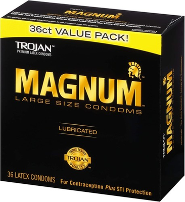 #ad TROJAN Magnum Lubricated Large Condoms – Comfortable Fit Smooth Lubrication Am $29.95