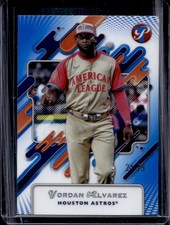 2025 Topps Pristine Yordan Alvarez Blue Refractor #/75 Astros