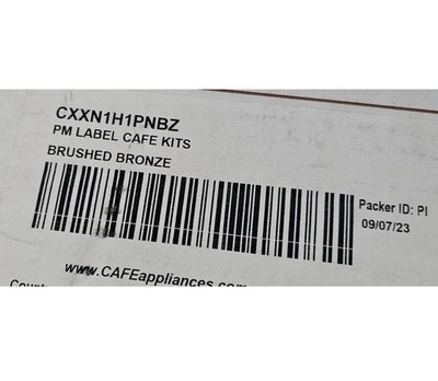 NEW Café Handle for GE Brushed Bronze CXXN1H1PNBZ
