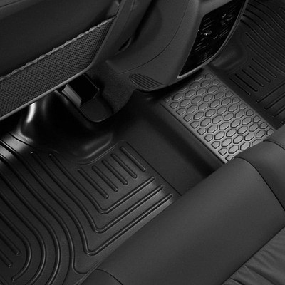 For Jeep Wrangler 18-25 Husky Liners WeatherBeater 2nd Row Black Floor Liner